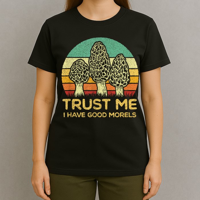 Morel Mushroom Funny Foraging Morels Hunters T-Shirt