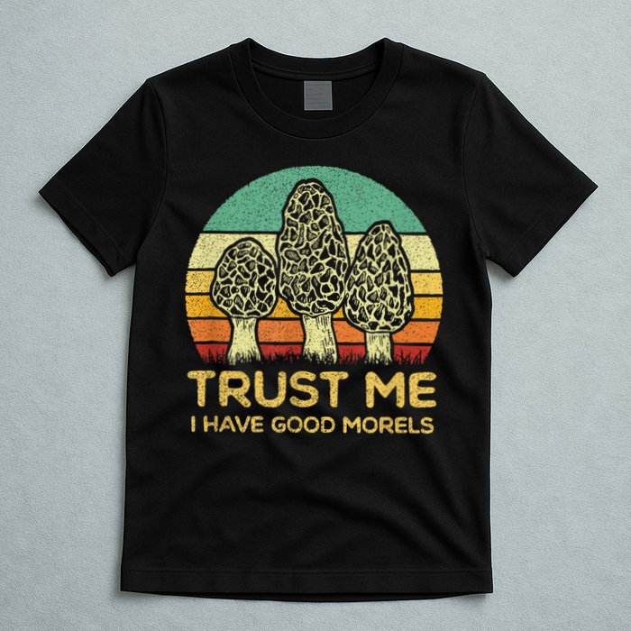 Morel Mushroom Funny Foraging Morels Hunters T-Shirt