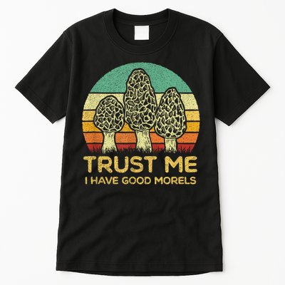 Morel Mushroom Funny Foraging Morels Hunters Tall T-Shirt