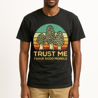 Morel Mushroom Funny Foraging Morels Hunters Tall T-Shirt