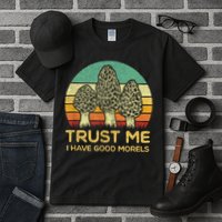 Morel Mushroom Funny Foraging Morels Hunters Tall T-Shirt