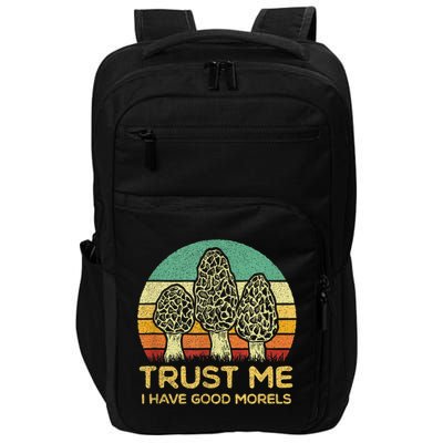 Morel Mushroom Funny Foraging Morels Hunters Impact Tech Backpack