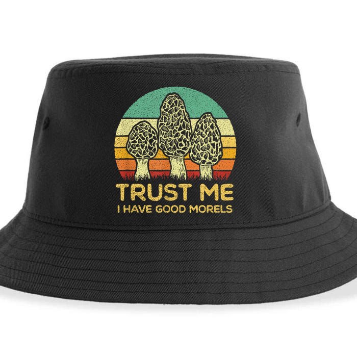 Morel Mushroom Funny Foraging Morels Hunters Sustainable Bucket Hat