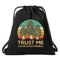 Morel Mushroom Funny Foraging Morels Hunters Drawstring Bag