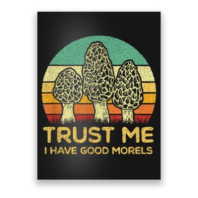 Morel Mushroom Funny Foraging Morels Hunters Poster