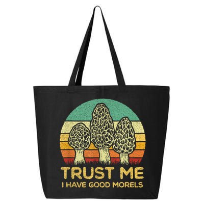 Morel Mushroom Funny Foraging Morels Hunters 25L Jumbo Tote