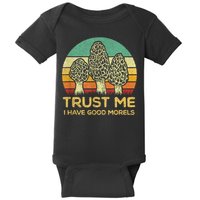 Morel Mushroom Funny Foraging Morels Hunters Baby Bodysuit