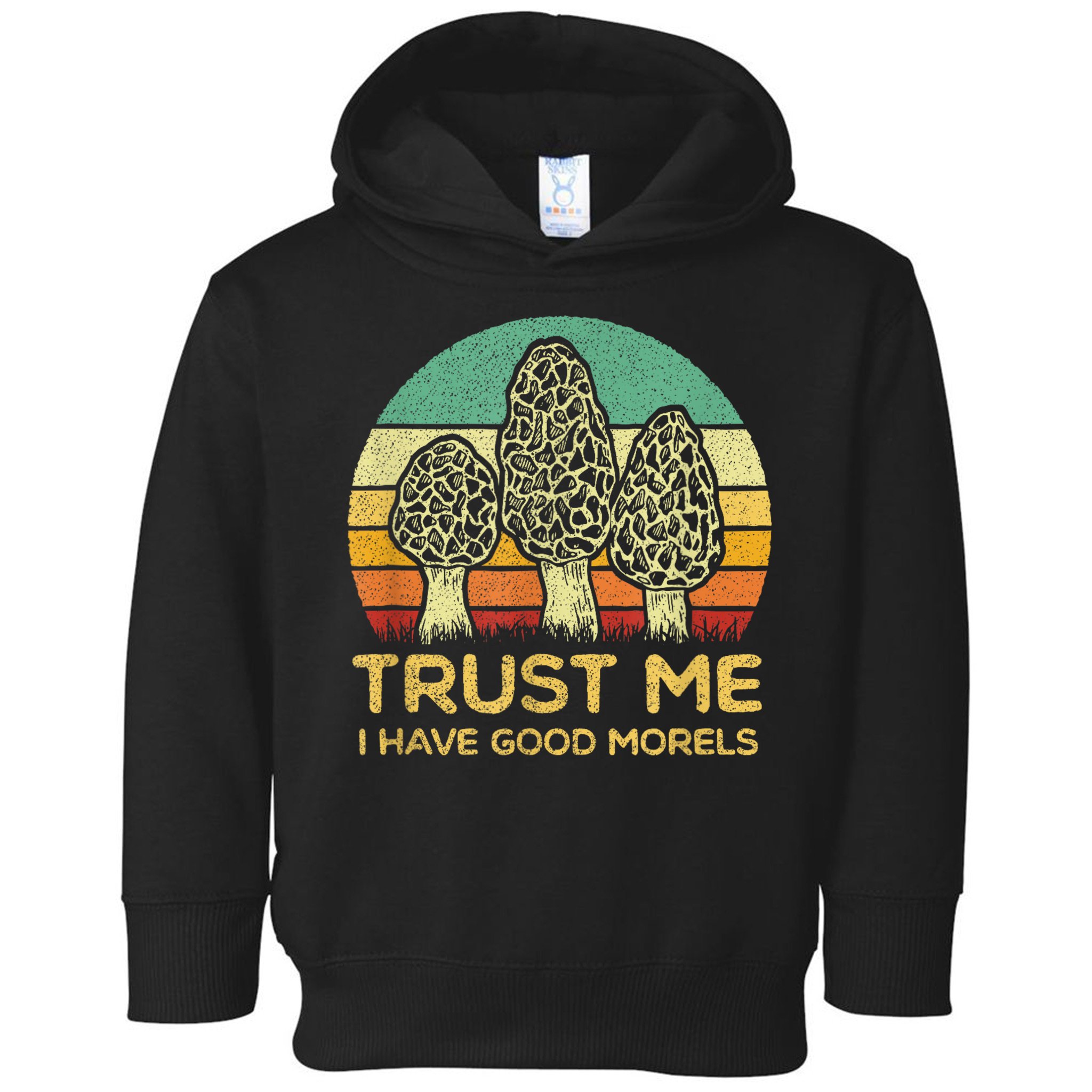 Morel Mushroom Funny Foraging Morels Hunters Toddler Hoodie