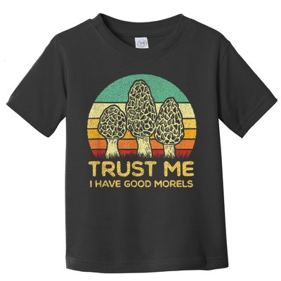 Morel Mushroom Funny Foraging Morels Hunters Toddler T-Shirt