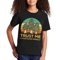 Morel Mushroom Funny Foraging Morels Hunters Kids T-Shirt