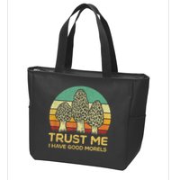 Morel Mushroom Funny Foraging Morels Hunters Zip Tote Bag