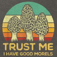 Morel Mushroom Funny Foraging Morels Hunters Cotton Canvas Backpack