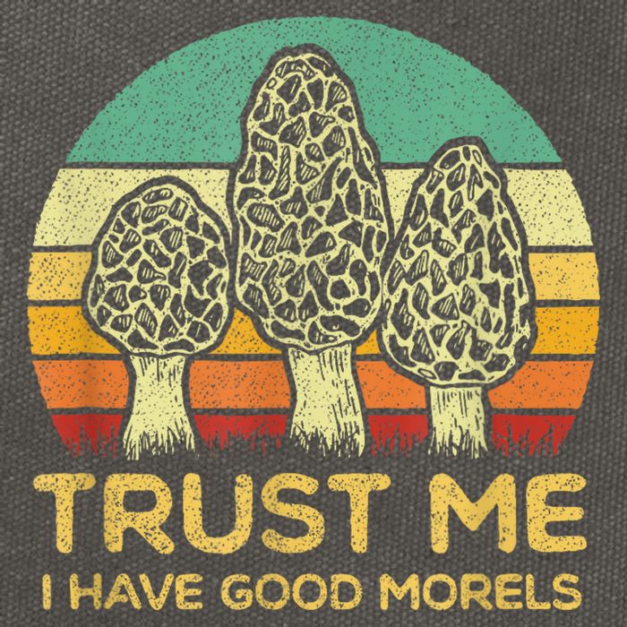 Morel Mushroom Funny Foraging Morels Hunters Cotton Canvas Backpack