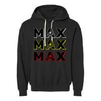 Max Max Formula Racing Driver Fan Team Box Box Box Garment-Dyed Fleece Hoodie