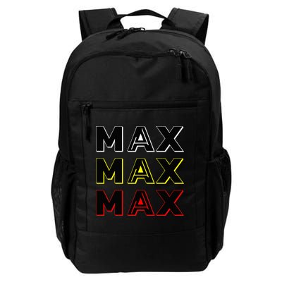 Max Max Formula Racing Driver Fan Team Box Box Box Daily Commute Backpack