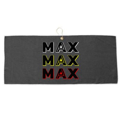 Max Max Formula Racing Driver Fan Team Box Box Box Large Microfiber Waffle Golf Towel