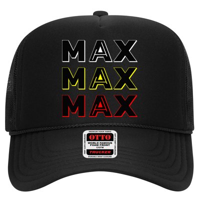 Max Max Formula Racing Driver Fan Team Box Box Box Trucker Hat