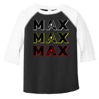 Max Max Formula Racing Driver Fan Team Box Box Box Toddler Fine Jersey T-Shirt