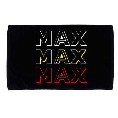 Max Max Formula Racing Driver Fan Team Box Box Box Microfiber Hand Towel