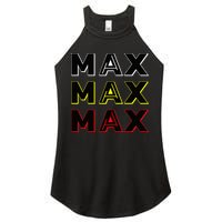 Max Max Formula Racing Driver Fan Team Box Box Box Women's Perfect Tri Rocker Tank