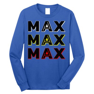 Max Max Formula Racing Driver Fan Team Box Box Box Long Sleeve Shirt