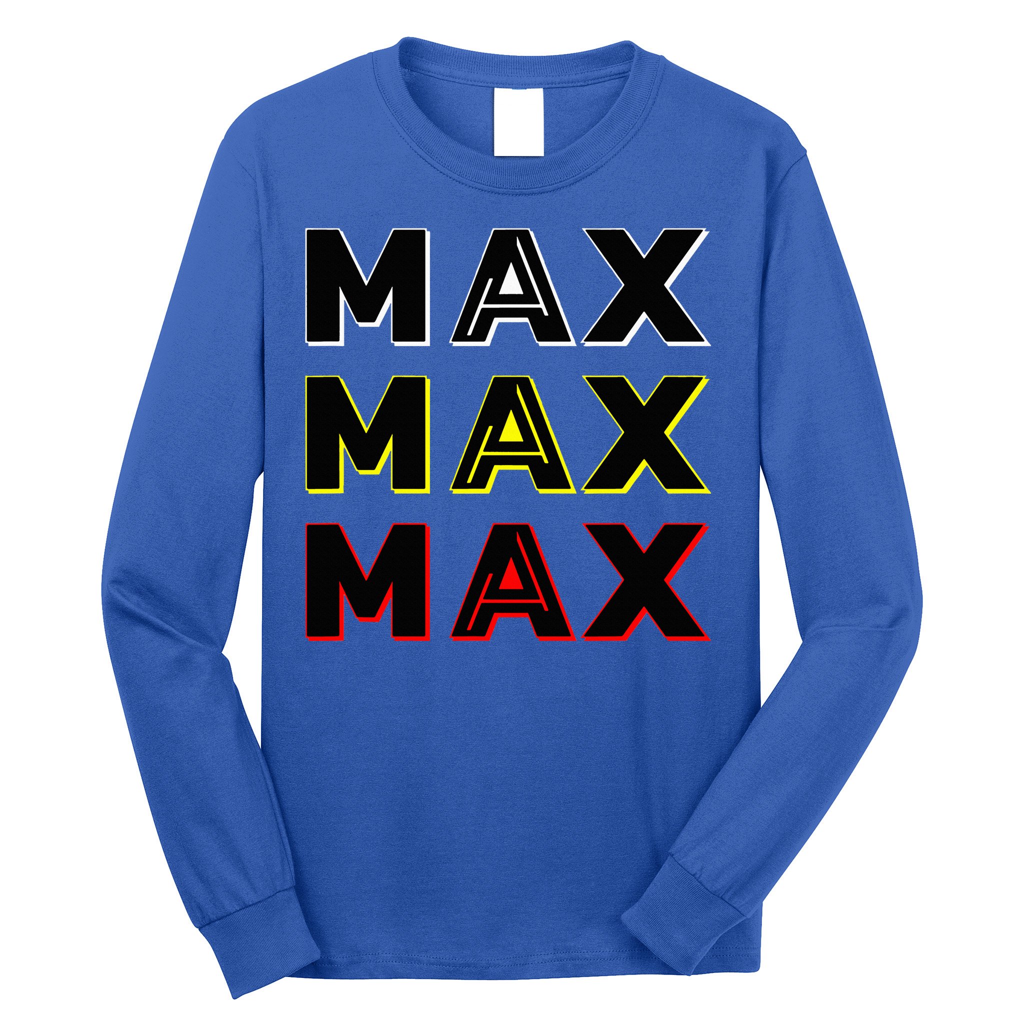 Max Max Formula Racing Driver Fan Team Box Box Box Long Sleeve Shirt
