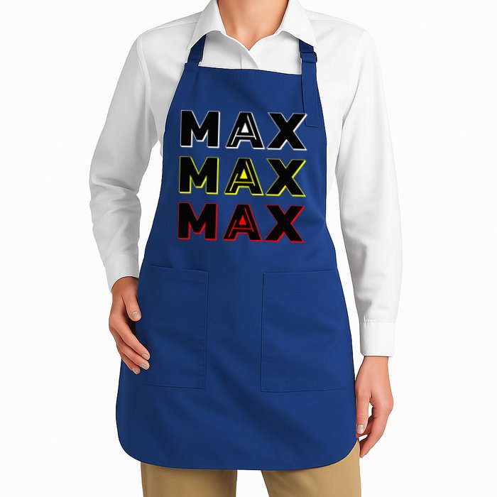 Max Max Formula Racing Driver Fan Team Box Box Box Apron