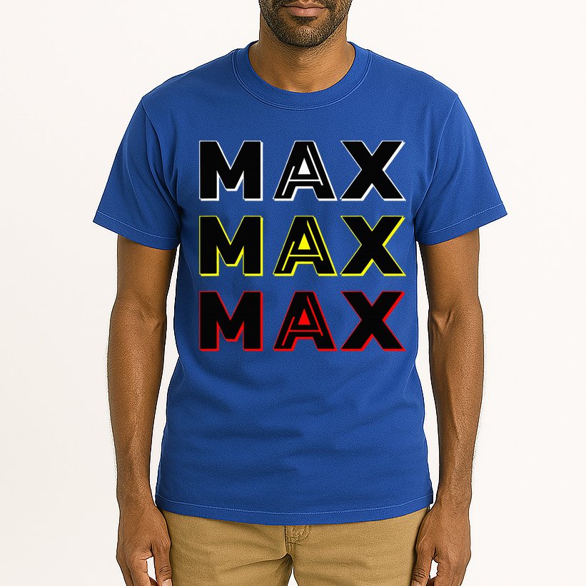 Max Max Formula Racing Driver Fan Team Box Box Box Tall T-Shirt