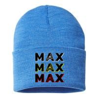Max Max Formula Racing Driver Fan Team Box Box Box Sustainable Knit Beanie