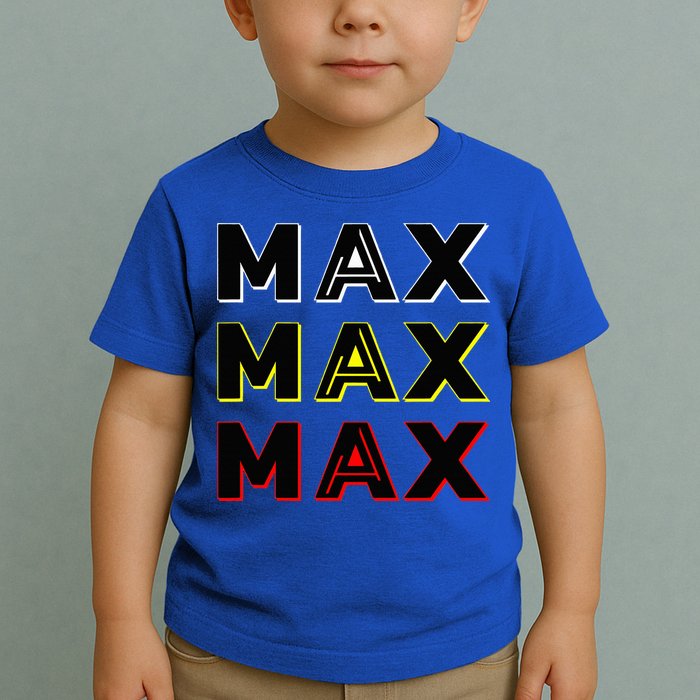 Max Max Formula Racing Driver Fan Team Box Box Box Toddler T-Shirt