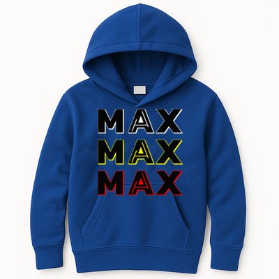 Max Max Formula Racing Driver Fan Team Box Box Box Kids Hoodie