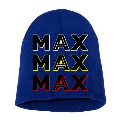 Max Max Formula Racing Driver Fan Team Box Box Box Short Acrylic Beanie