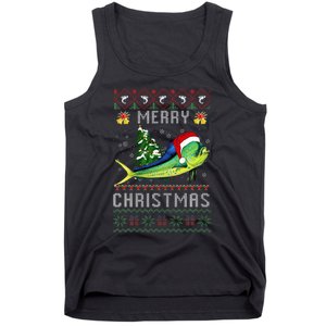 Mahi Mahi Fish Lover Xmas Tree Santa Christmas  Tank Top