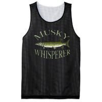 Musky Muskellunge Fish Illustration Art Fishing Angler Gear Mesh Reversible Basketball Jersey Tank