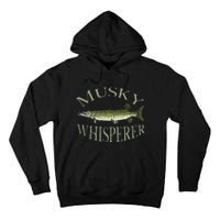 Musky Muskellunge Fish Illustration Art Fishing Angler Gear Tall Hoodie