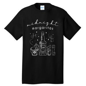 Midnight Margaritas Funny Halloween Witches Tall T-Shirt