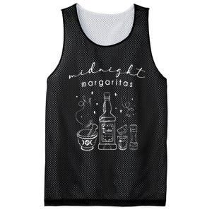 Midnight Margaritas Funny Halloween Witches Mesh Reversible Basketball Jersey Tank