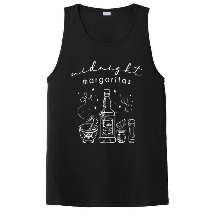 Midnight Margaritas Funny Halloween Witches PosiCharge Competitor Tank