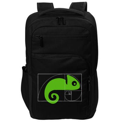 Math Mathematics Fibonacci Sequence Chameleon Golden Ratio Impact Tech Backpack