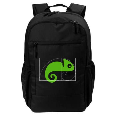 Math Mathematics Fibonacci Sequence Chameleon Golden Ratio Daily Commute Backpack