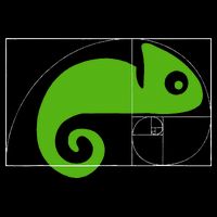 Math Mathematics Fibonacci Sequence Chameleon Golden Ratio Flat Bill Trucker Hat