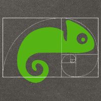 Math Mathematics Fibonacci Sequence Chameleon Golden Ratio Cotton Canvas Backpack