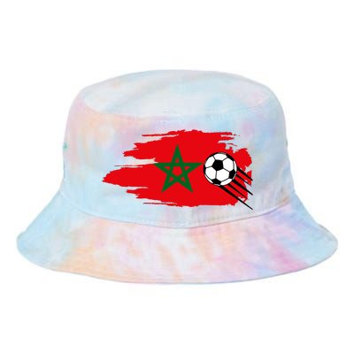 Morocco Moroccan Flag Soccer Football Lover Tie Dye Newport Bucket Hat