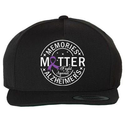 Memories Matter Fight Against AlzheimerS Wool Snapback Cap