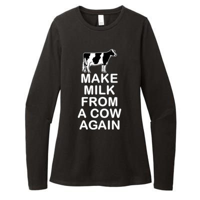 Make Milk From A Cow Again Womens CVC Long Sleeve Shirt