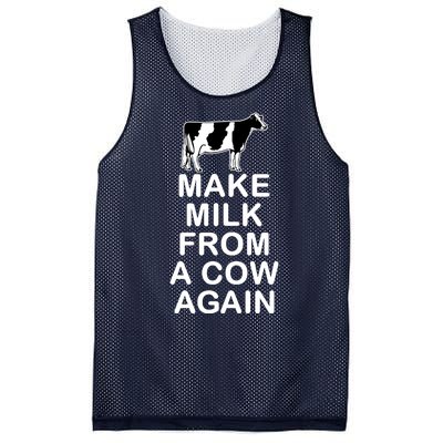 Make Milk From A Cow Again Mesh Reversible Basketball Jersey Tank