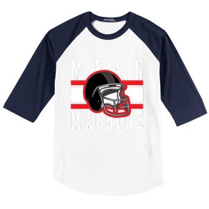 Mean Machine Fictional Football Baseball Sleeve Shirt