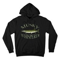 Musky Muskellunge Fish Illustration Art Fishing Angler Gear  Hoodie