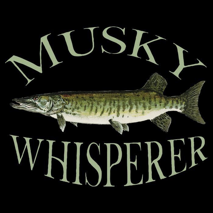 Musky Muskellunge Fish Illustration Art Fishing Angler Gear  Impact Tech Backpack