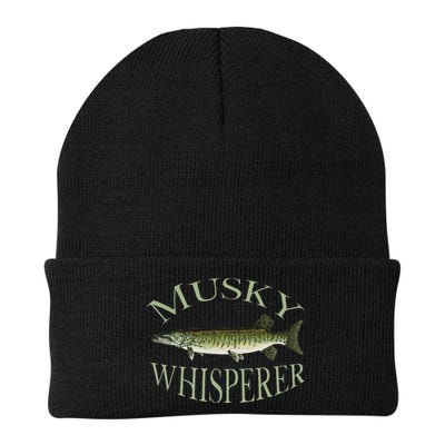 Musky Muskellunge Fish Illustration Art Fishing Angler Gear  Beanie